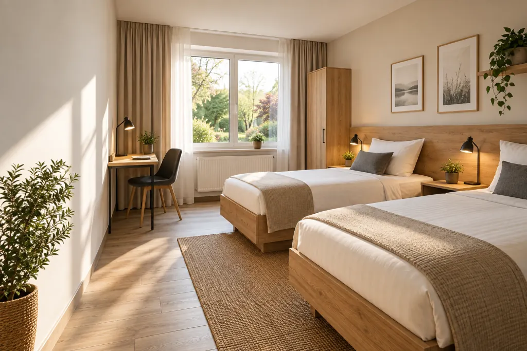 Visualisierung für Doppelzimmer